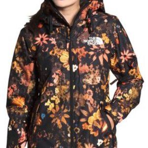 The North Face Superlu Insulated Ski Jacket (Woman's) Small blk flower child